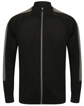 Veste Personnalisée Manche Longue avec liseré Homme 250 g/m² - Finden+Hales LV871 - Veste Personnalisée avec marquage broderi...