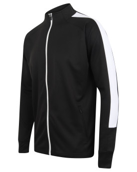 Veste Personnalisée Manche Longue avec liseré Homme 250 g/m² - Finden+Hales LV871 - Veste Personnalisée avec marquage broderi...