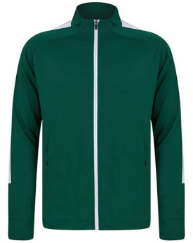 Veste Personnalisée Manche Longue avec liseré Homme 250 g/m² - Finden+Hales LV871 - Veste Personnalisée avec marquage broderi...
