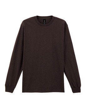 Gildan T-shirt manche longue unisexe 203 g/m² (White: 193 g/m²) 2400 Couleur:Dark Chocolate 
