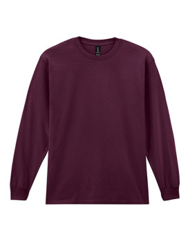 Gildan T-shirt manche longue unisexe 203 g/m² (White: 193 g/m²) 2400 Couleur:Maroon 