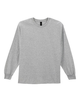 Gildan T-shirt manche longue unisexe 203 g/m² (White: 193 g/m²) 2400 Couleur:Sport Grey (Heather) 