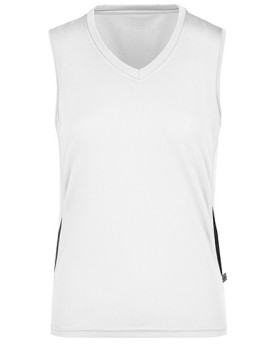 Tee shirt Personnalisé Sans Manche V-Neck Femme  140 g/m² - Daiber JN315 - Tee shirt personnalisé sans manches avec marquage ...