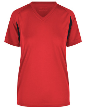Tee shirt Personnalisé Manche Courte|Raglan V-Neck Femme  140 g/m² - Daiber JN316 - Tee shirt Personnalisé avec marquage brod...