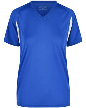 Tee shirt Personnalisé Manche Courte|Raglan V-Neck Femme  140 g/m² - Daiber JN316 - Tee shirt Personnalisé avec marquage brod...