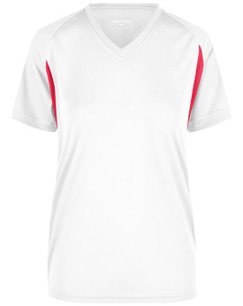 Tee shirt Personnalisé Manche Courte|Raglan V-Neck Femme  140 g/m² - Daiber JN316 - Tee shirt Personnalisé avec marquage brod...