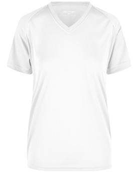 Tee shirt Personnalisé Manche Courte|Raglan V-Neck Femme  140 g/m² - Daiber JN316 - Tee shirt Personnalisé avec marquage brod...