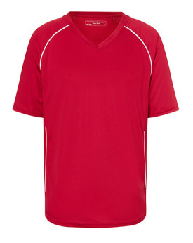 Tee shirt Personnalisé Manche Courte|Raglan V-Neck Homme 135 g/m² - Daiber JN386 - Tee shirt Personnalisé avec marquage brode...