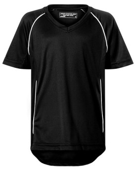 Tee shirt Personnalisé Manche Courte|Raglan V-Neck Enfant 135 g/m² - Daiber JN386K - Tee shirt Personnalisé avec marquage bro...