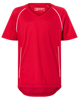 Tee shirt Personnalisé Manche Courte|Raglan V-Neck Enfant 135 g/m² - Daiber JN386K - Tee shirt Personnalisé avec marquage bro...
