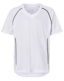 Tee shirt Personnalisé Manche Courte|Raglan V-Neck Enfant 135 g/m² - Daiber JN386K - Tee shirt Personnalisé avec marquage bro...