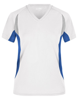Tee shirt Personnalisé Manche Courte|Raglan V-Neck Femme  140 g/m² - Daiber JN390 - Tee shirt Personnalisé avec marquage brod...