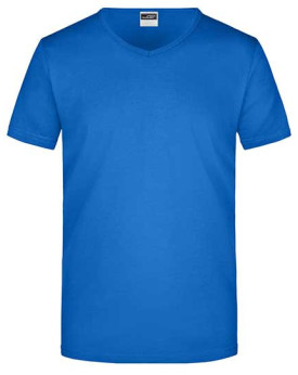 Tee shirt Personnalisé Manche Courte Bande de propreté|V-Neck Homme  160 g/m² - Daiber JN912 - Tee shirt Personnalisé avec ma...
