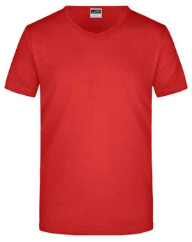 Tee shirt Personnalisé Manche Courte Bande de propreté|V-Neck Homme  160 g/m² - Daiber JN912 - Tee shirt Personnalisé avec ma...