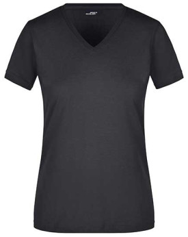 Tee shirt Personnalisé Manche Courte V-Neck Femme  160 g/m² - Daiber JN972 - Tee shirt Personnalisé avec marquage broderie, f...
