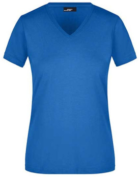 Tee shirt Personnalisé Manche Courte V-Neck Femme  160 g/m² - Daiber JN972 - Tee shirt Personnalisé avec marquage broderie, f...