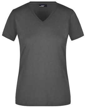 Tee shirt Personnalisé Manche Courte V-Neck Femme  160 g/m² - Daiber JN972 - Tee shirt Personnalisé avec marquage broderie, f...