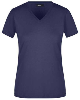 Tee shirt Personnalisé Manche Courte V-Neck Femme  160 g/m² - Daiber JN972 - Tee shirt Personnalisé avec marquage broderie, f...