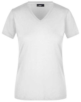 Tee shirt Personnalisé Manche Courte V-Neck Femme  160 g/m² - Daiber JN972 - Tee shirt Personnalisé avec marquage broderie, f...