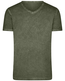 Tee shirt Personnalisé Manche Courte V-Neck Homme  140 g/m² - Daiber JN976 - Tee shirt Personnalisé avec marquage broderie, f...