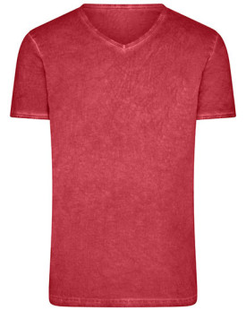 Tee shirt Personnalisé Manche Courte V-Neck Homme  140 g/m² - Daiber JN976 - Tee shirt Personnalisé avec marquage broderie, f...