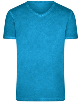 Tee shirt Personnalisé Manche Courte V-Neck Homme  140 g/m² - Daiber JN976 - Tee shirt Personnalisé avec marquage broderie, f...