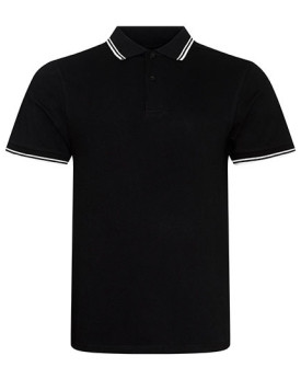 Polo Personnalisé Manche Courte|avec liseré Bande de propreté Homme  200 g/m² - Just Polos JP003 - Polo Personnalisé avec mar...