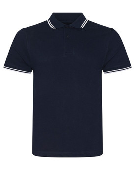 Polo Personnalisé Manche Courte|avec liseré Bande de propreté Homme  200 g/m² - Just Polos JP003 - Polo Personnalisé avec mar...