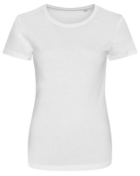 Tee shirt Personnalisé Manche Courte Bande de propreté|Col rond Femme  160 g/m² - Just Ts JT001F - Tee shirt Personnalisé ave...