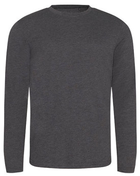 Tee shirt Personnalisé Manche Longue Bande de propreté|Col rond Homme  160g/m² - Just Ts JT002 - Tee shirt Personnalisé avec ...
