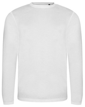 Tee shirt Personnalisé Manche Longue Bande de propreté|Col rond Homme  160g/m² - Just Ts JT002 - Tee shirt Personnalisé avec ...