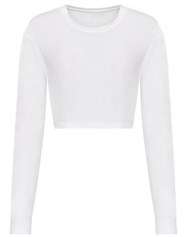 Tee shirt Personnalisé Manche Longue|avec liseré Bande de propreté|Col rond Femme  160 g/m² - Just Ts JT016 - Tee shirt Perso...