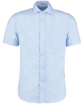 Chemise d'entreprise Personnalisée Manche Courte Duo 100% coton 125 g/m² - Kustom Kit KK115 - Chemise d'entreprise Personnali...