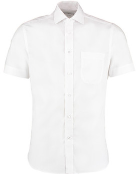Chemise d'entreprise Personnalisée Manche Courte Duo 100% coton 125 g/m² - Kustom Kit KK115 - Chemise d'entreprise Personnali...