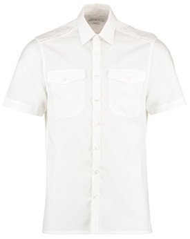 Chemise d'entreprise Personnalisée Manche Courte Homme 105 g/m² - Kustom Kit KK133 - Chemise d'entreprise Personnalisée avec ...