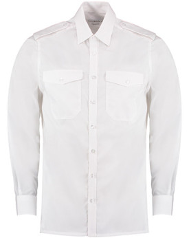 Chemise d'entreprise Personnalisée Manche Longue|Manchettes Homme 105 g/m² - Kustom Kit KK134 - Chemise d'entreprise Personna...