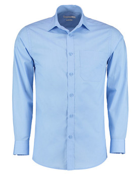 Chemise d'entreprise Personnalisée Manche Longue|Manchettes Duo 105 g/m² - Kustom Kit KK142 - Chemise d'entreprise Personnali...