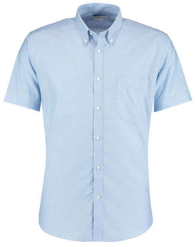 Chemise d'entreprise Personnalisée Manche Courte Homme 135 g/m² - Kustom Kit KK183 - Chemise d'entreprise Personnalisée avec ...