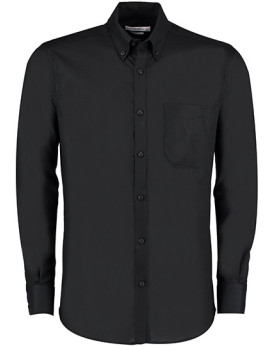Chemise d'entreprise Personnalisée Manche Longue|Manchettes Homme 135 g/m² - Kustom Kit KK184 - Chemise d'entreprise Personna...
