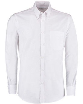Chemise d'entreprise Personnalisée Manche Longue|Manchettes Homme 135 g/m² - Kustom Kit KK184 - Chemise d'entreprise Personna...