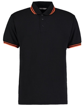 Polo Personnalisé Manche Courte avec liseré Homme 185 g/m² - Kustom Kit KK409 - Polo Personnalisé avec marquage broderie, flo...