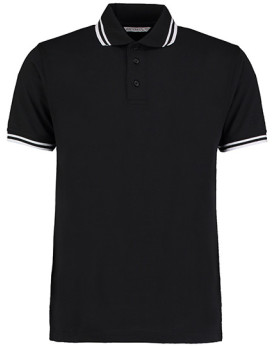 Polo Personnalisé Manche Courte avec liseré Homme 185 g/m² - Kustom Kit KK409 - Polo Personnalisé avec marquage broderie, flo...