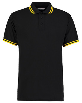 Polo Personnalisé Manche Courte avec liseré Homme 185 g/m² - Kustom Kit KK409 - Polo Personnalisé avec marquage broderie, flo...