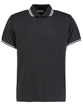 Polo Personnalisé Manche Courte avec liseré Homme 185 g/m² - Kustom Kit KK409 - Polo Personnalisé avec marquage broderie, flo...