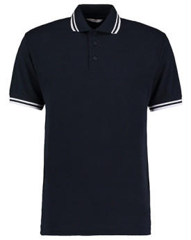 Polo Personnalisé Manche Courte avec liseré Homme 185 g/m² - Kustom Kit KK409 - Polo Personnalisé avec marquage broderie, flo...