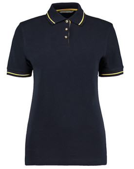 Polo Personnalisé Manche Courte avec liseré Duo 100% coton 210 g/m² - Kustom Kit KK706 - Polo Personnalisé avec marquage brod...