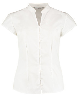 Chemise d'entreprise Personnalisée Manche Courte Femme 115 g/m² - Kustom Kit KK727 - Chemise d'entreprise Personnalisée avec ...