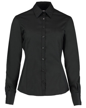 Chemise d'entreprise Personnalisée Manche Longue|Manchettes Duo 105 g/m² - Kustom Kit KK743F - Chemise d'entreprise Personnal...