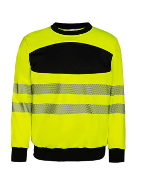 Sweat Personnalisé Manche Longue avec liseré Homme 300 g/m² - Korntex EOSSW - Sweat Personnalisé avec marquage broderie, floc...