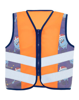 Veste Personnalisée Sans Manche Enfant 120 g/m² - Korntex ACTSPO - Veste Personnalisée avec marquage broderie, flocage ou imp...